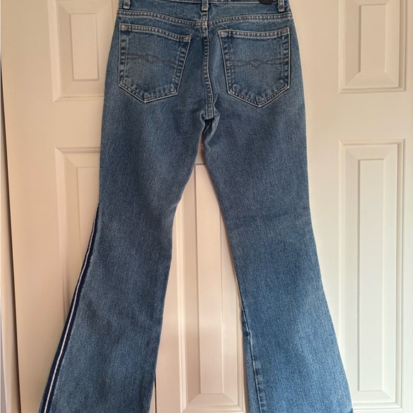 TILT Blue Flare Jeans with Side Stripes - Picture 3 of 7